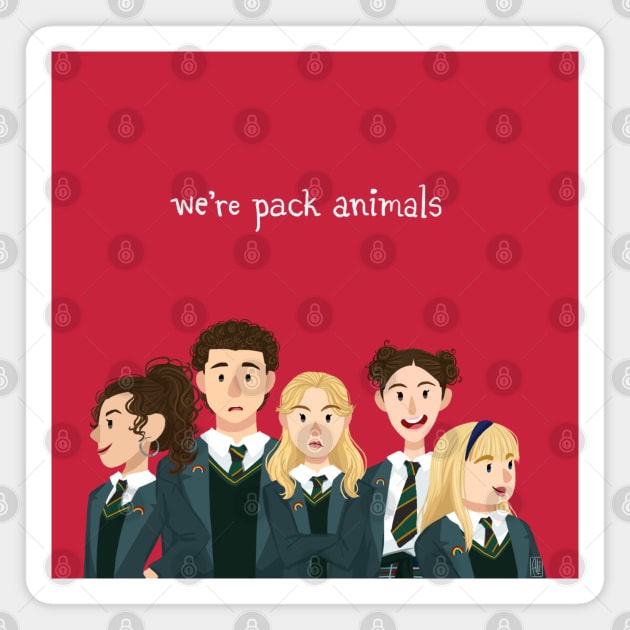 Derry Girls - Pack Animals Magnet by artsy_alice